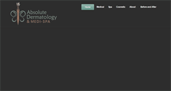 Desktop Screenshot of absolutedermatology.com